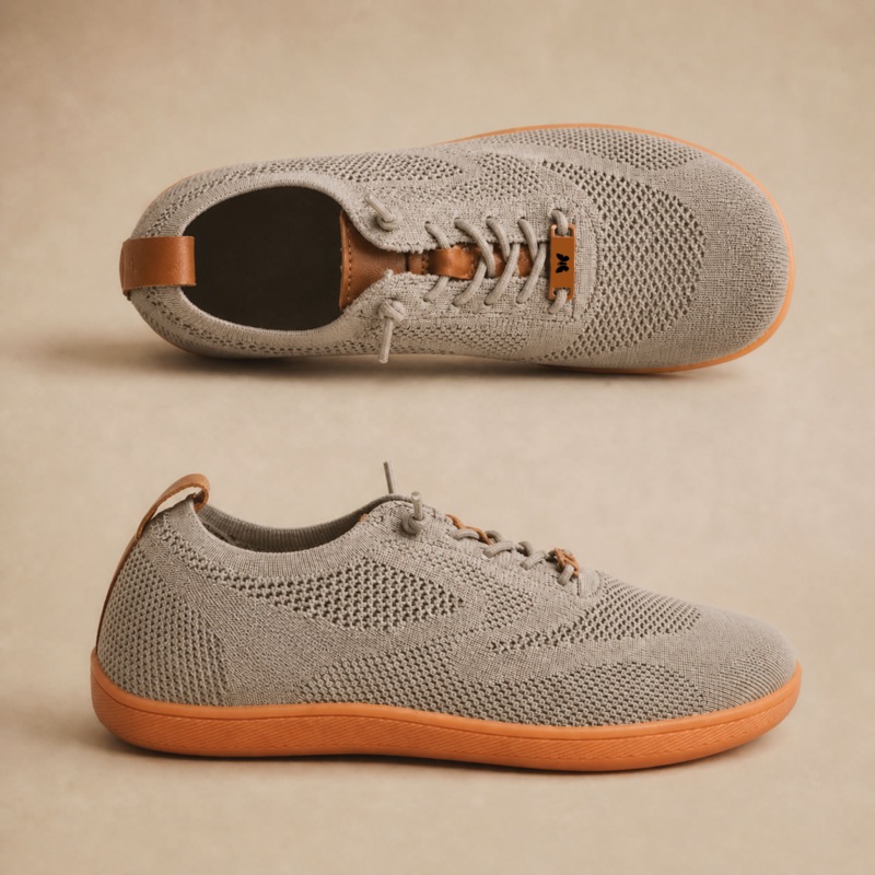 Buty barefoot z siatką BREEZE Khaki